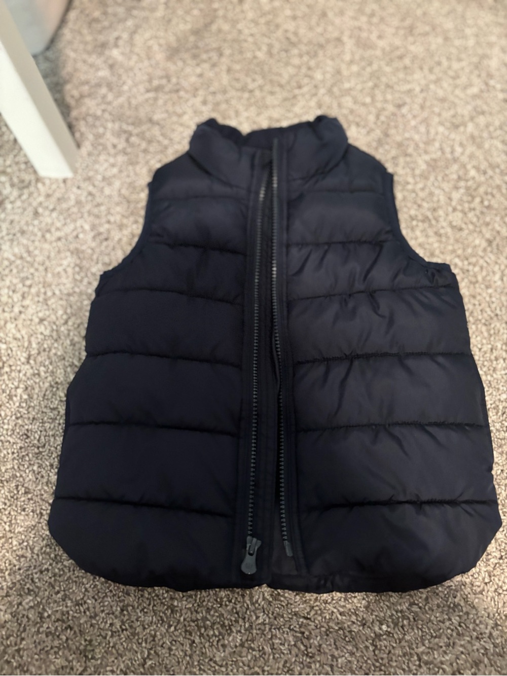 GAP Navy Quilted Puffer Vest